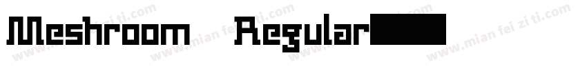 Meshroom Regular字体转换
